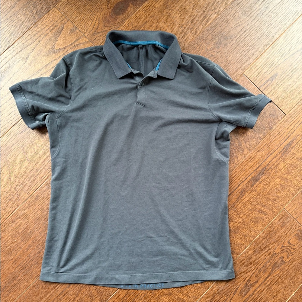 Lululemon Pique Men's Gray Polo Shirt
